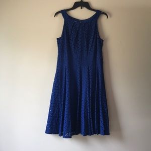 Maggy London Blue Lace Dress
